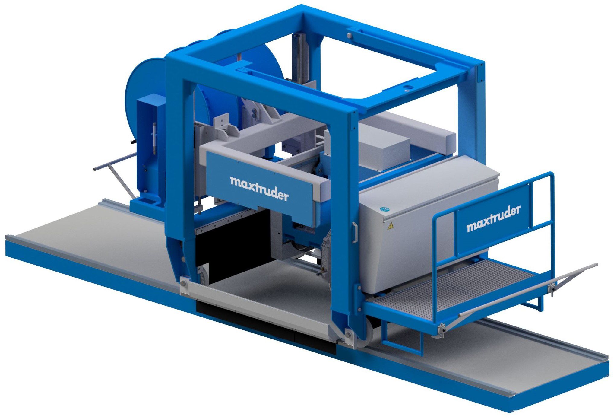 Concrete saw - longitudinal and transverse cutting of prestressed precast concrete elements with heights of up to 520 mm